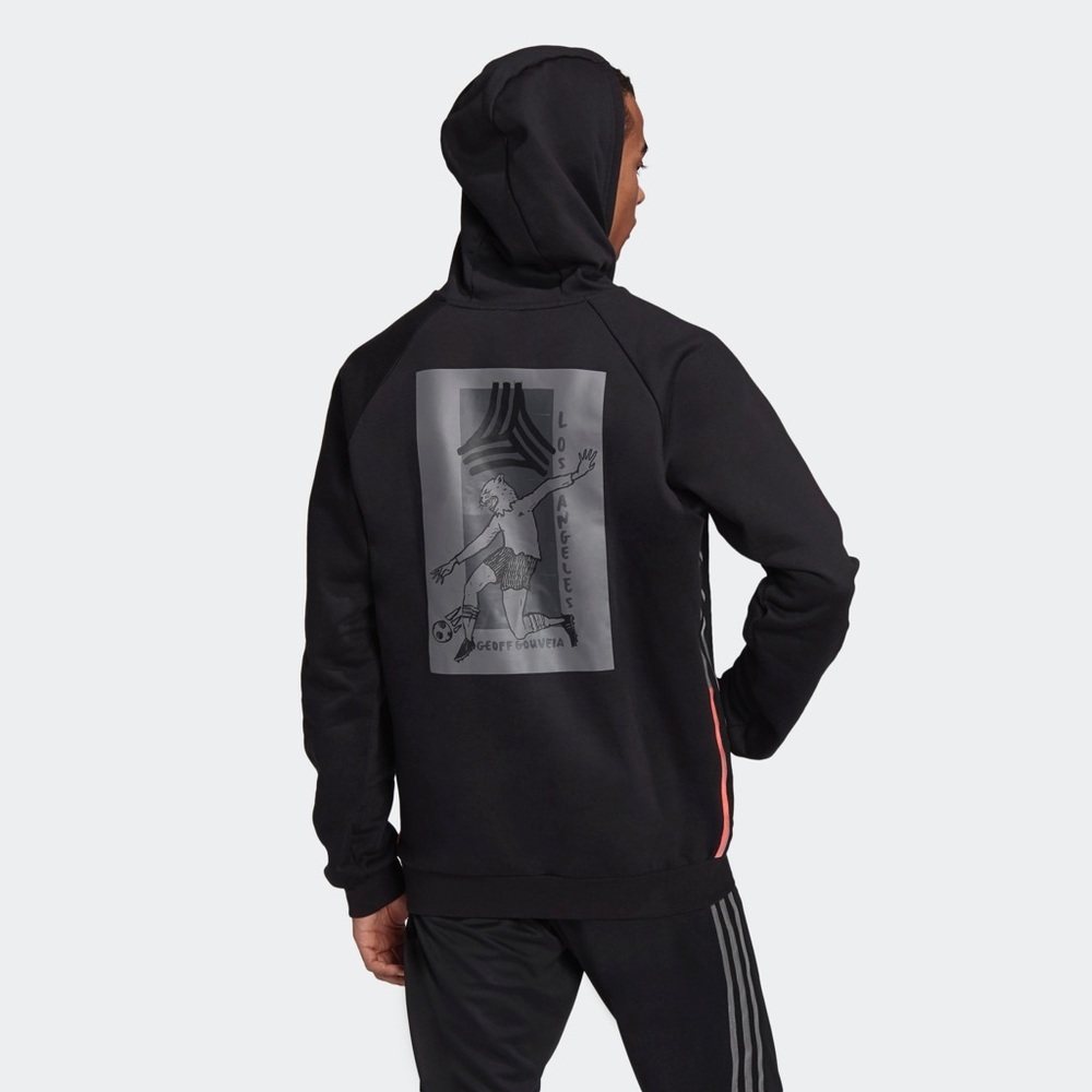 Adidas Geoff Gouveia Black Hooded Sweatshirt